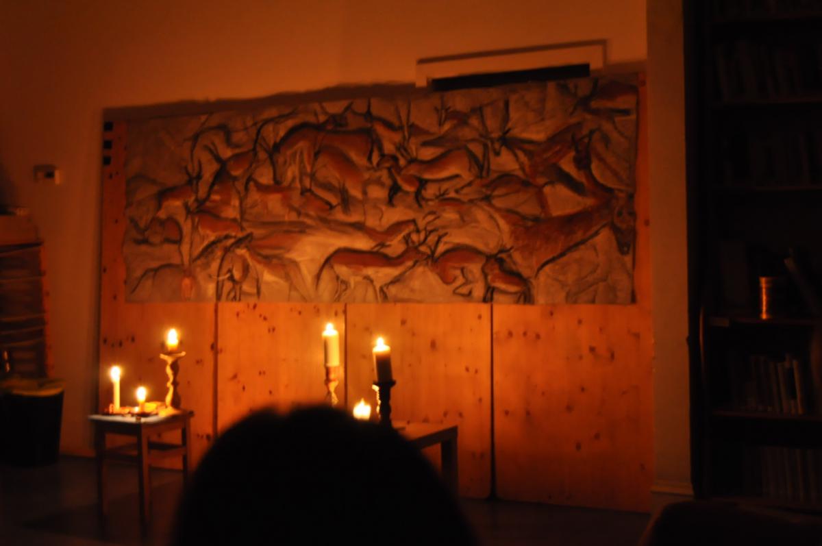 Epocha Temnota a světlo, jeskynní malby, David Newbatt