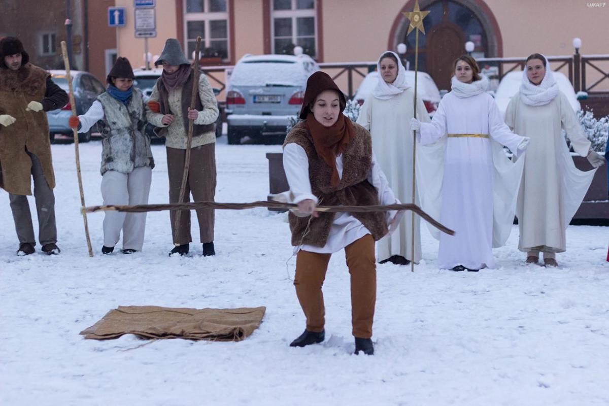 Pastýřská lidová hra, Tábor, náměstí